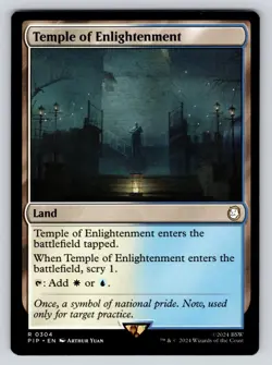 Temple of Enlightenment R Universes Beyond: Fallout 304 NM MTG Magic TCG - Image 1