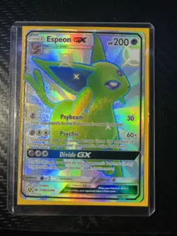 Espeon GX SV60/SV94 Shiny GX Rare Hidden Fates Shiny Vault Pokemon Mint - Image 2