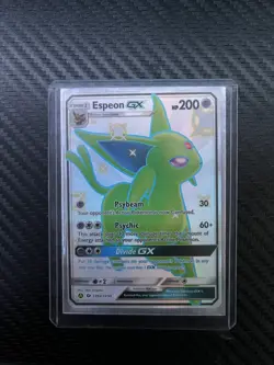 Espeon GX SV60/SV94 Shiny GX Rare Hidden Fates Shiny Vault Pokemon Mint - Image 3