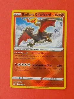 Pokemon Sword & Shield Crown Zenith Radiant Charizard 020/159 - Image 1
