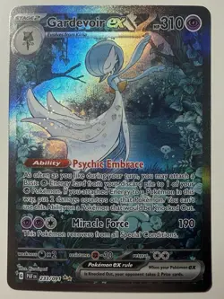 Gardevoir ex 233/091 Special Illustration Rare Paldean Fates Shiny Pokemon TCG - Image 3