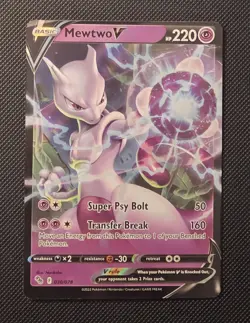 Mewtwo V 030/078 Pokemon GO Holo - Image 1