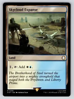 Skycloud Expanse R Universes Beyond: Fallout 291 NM MTG Magic TCG - Image 1