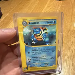 Pokemon TCG Blastoise 036/165 Expedition Base Set Non-Holo 2002 English - Image 3