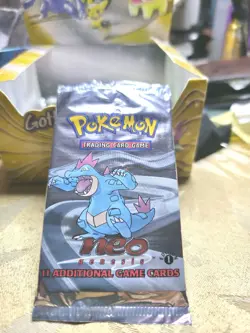 🔥🔥🔥 HEAVY 1st EDITION 2000 Pokemon Neo Genesis Booster Pack WOTC 🔥🔥🔥💥💥 - Image 1