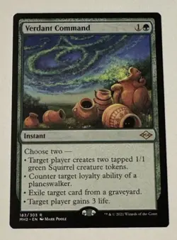 MTG Verdant Command - Modern Horizons 2 NM - Image 1
