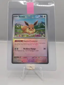 Pokemon TCG Eevee (Master Ball Pattern) SV Prismatic Evolutions 74/131 - Image 4