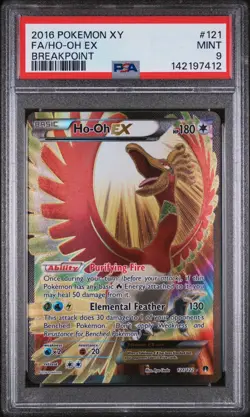 Pokemon PSA 9 MINT Ho-Oh EX 121 Breakpoint - Image 1