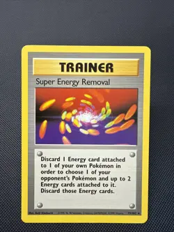 Super Energy Removal 79/102 Trainer Base Set Unlimited 1999 Pokemon TCG WOTC NM - Image 1