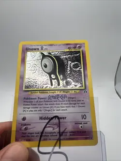 2001 Pokemon Unknown A Neo Discovery 14/75 Holo Foil Rare - Image 2