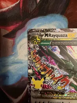 Pokemon TCG: M Rayquaza EX 76/108 Celebrations: Classic Collection Ultra Rare NM - Image 2