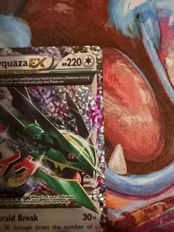 Pokemon TCG: M Rayquaza EX 76/108 Celebrations: Classic Collection Ultra Rare NM - Image 3