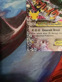 Pokemon TCG: M Rayquaza EX 76/108 Celebrations: Classic Collection Ultra Rare NM - Image 5