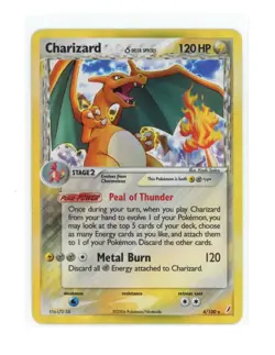 2006 Pokemon Crystal Guardians Charizard Delta Species Reverse Holo 4/100 HP/DMG - Image 1