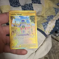 Pokemon Jubilife Village 212/189 Secret Rare Holo Trainer-Stadium - Image 1