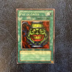 Pot of Greed #SD2-EN017 Yugioh 1st Edition NM - Image 1