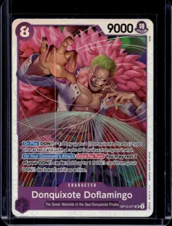 2025 One Piece Royal Blood OP10 Donquixote Doflamingo Super Rare #OP10-071 - Image 1