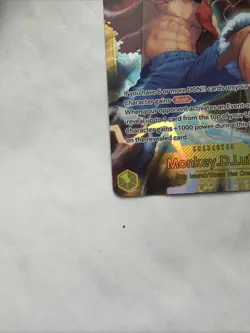 Monkey D Luffy OP15-119 SEC Foil Adventure on Kami’s Island One Piece TCG - Image 2