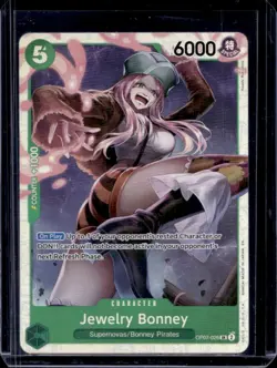 2024 One Piece 500 Years in the Future Jewelry Bonney Super Rare #OP07-026 - Image 1