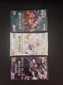 3 sealed pack one piece,1x op 10, 1x op 05 awakening of the new era,1x op 08 eng - Image 2