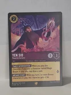 Disney Lorcana Ursula’s Return Yen Sid Powerful Sorcerer 59/204 NM - Image 1