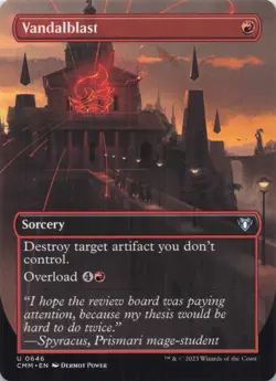 Vandalblast (Borderless) Commander Masters Regular Uncommon #646 NM MTG - Image 1