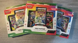 Pokemon First Partner Illustration Collection Series 1 Promo Set - bundle x3 - Image 1