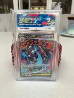 Pokemon TCG Mega Charizard X EX 023 Black Star PROMO ACE 9 MINT - Image 1
