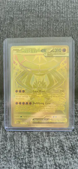 Mega Zygarde ex - Gold Mega Hyper Rare - Perfect Order - 124/088 - Pokemon Card - Image 3
