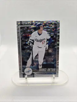 2026 Topps Series 1 - Shohei Ohtani - Silver Crackle Foil Dodgers Exclusive - Image 1