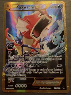 Pokemon TCG Gyarados EX 123/122 XY Breakpoint 2016 Secret Holo Rare Card LP/NM - Image 1