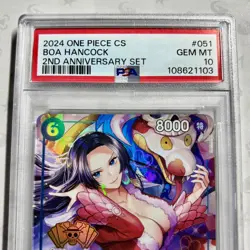 Boa Hancock OP07-051 SR PSA 10 One Piece Card 2nd Anniversary China Exclusive - Image 3