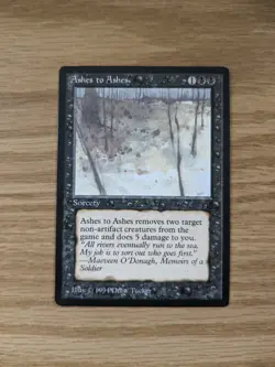 Ashes to Ashes - Magic The Gathering MTG Collectible Card game - Image 1