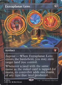 Extraplanar Lens (Borderless) Commander Masters Regular Mythic #656 NM MTG - Image 1