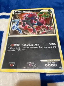 Pokemon Zoroark and Legendary Pokemon Jumbo Card Played Condition - Image 1