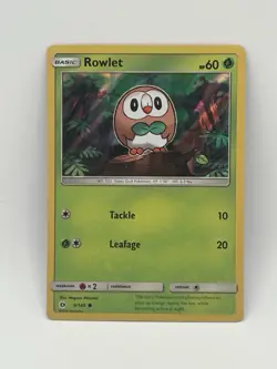 Rowlet - (Water Web Holo) 009/149 Miscellaneous Cards & Products Holo - Image 1