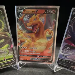 Pokemon TCG Sword & Shield Lot - Celebi V, Charizard V, Malamar V Cards NM - Image 3