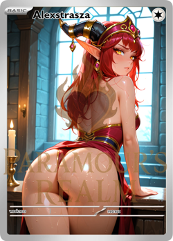 Adult Alexstrasza Warcraft Pokemon TCG Waifu Goddess Story Custom Trading Card - Image 2