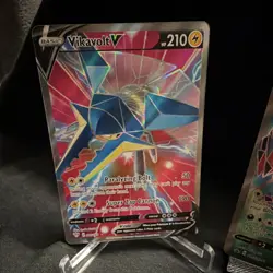 2020 Pokemon TCG - Vikavolt V, Eternatus V, Kabu Trainer Cards Rare Holo Lot NM - Image 2