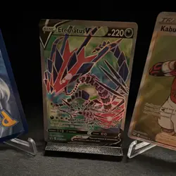 2020 Pokemon TCG - Vikavolt V, Eternatus V, Kabu Trainer Cards Rare Holo Lot NM - Image 4