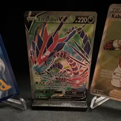 2020 Pokemon TCG - Vikavolt V, Eternatus V, Kabu Trainer Cards Rare Holo Lot NM - Image 5