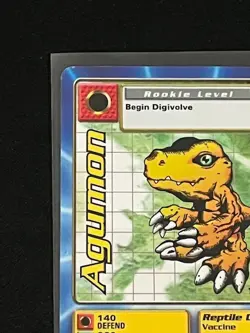 Agumon #ST-01 1st Edition Digimon Card - Image 2