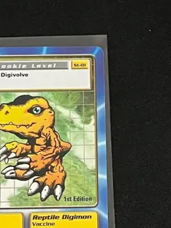 Agumon #ST-01 1st Edition Digimon Card - Image 3
