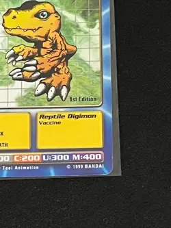 Agumon #ST-01 1st Edition Digimon Card - Image 4