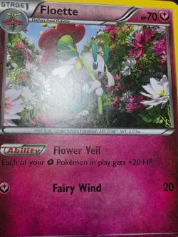 HP Floette 64/106 - Pokemon XY Flashfire Rare Card - Image 5