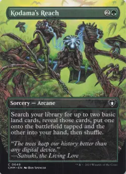 Kodama's Reach (Borderless) Commander Masters Regular Common #649 NM MTG - Image 1