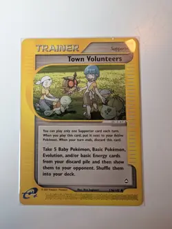 Town Volunteers Aquapolis Regular Card 136/147 NM Condition - Image 1