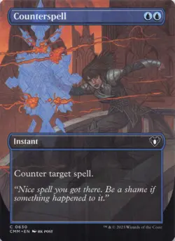 Counterspell (Borderless) Commander Masters Regular Common #630 NM MTG - Image 1