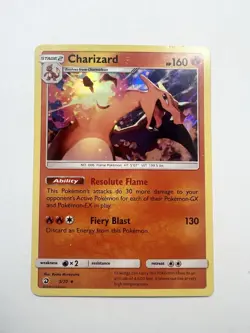 2018 Pokemon Sun & Moon Charizard HOLO 3/70 Dragon Majesty Rare - Image 1