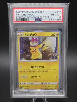 Pikachu Holo #272/S-P Pokemon Go Card File Set Japanese PSA 10 - Image 1